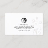 Baby Sitter Kinderbetreuung Visitenkarte (Rückseite)