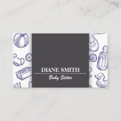 BABY SITTER MODERNER STIL VISITENKARTE (Vorderseite)