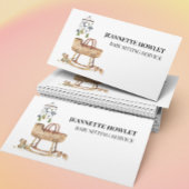 Baby Sitting Kinderzimmer Boho Crib Säugling Visitenkarte