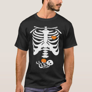 Baby Skeleton Erntedank Halloween Pregnancy Ann T-Shirt