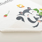 Baby Skunk, Butterfly & Blume Sherpadecke (3/4)