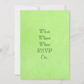 Baby Skunk Einladung (Rückseite)