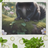 Baby Skunk Geschirrtuch (Gefaltet)