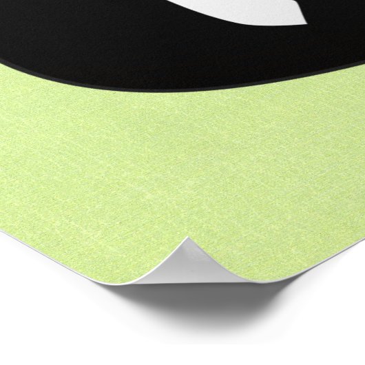 Baby Skunk Print Poster (Ecke)