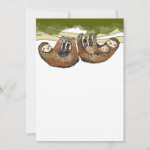 Baby Sloth Baby Shower / New Baby Ankündigung (Vorderseite)