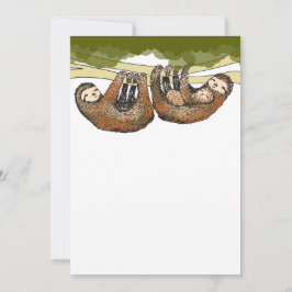 Baby Sloth Baby Shower / New Baby Ankündigung