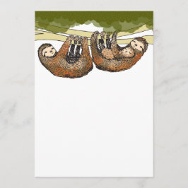 Baby Sloth Baby Shower / New Baby Ankündigung