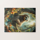 Baby Sloth im Sonnenlicht Puzzle (Horizontal)
