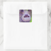 Baby Sloth Quadratischer Aufkleber (Tasche)