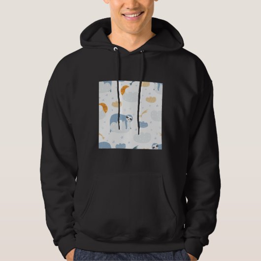 Baby Sloth Sky Hoodie (Vorderseite)