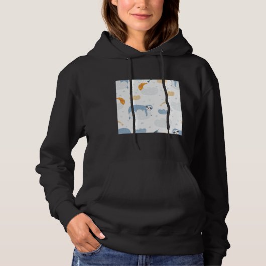 Baby Sloth Sky Hoodie (Vorderseite)
