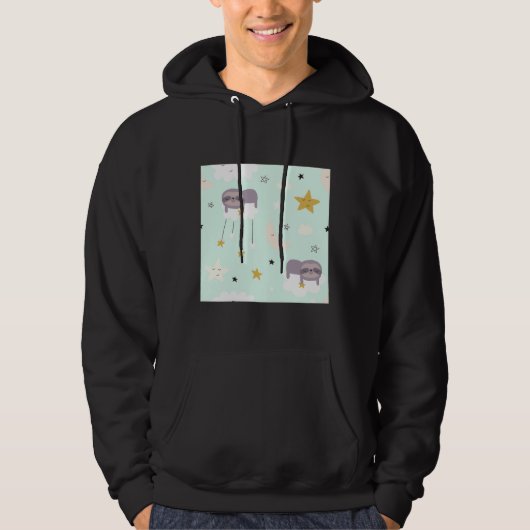 Baby Sloth Star Hoodie (Vorderseite)