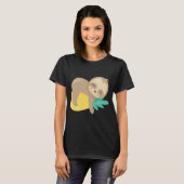 Baby Sloth Tropical Pineapfruit Niedlich T-Shirt (Vorne ganz)
