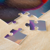 Baby Sloth Wasserfarbe mit Regenbogenfarben Puzzle (Seite)
