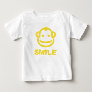 Baby-Smile-T - Shirt mit frechen Affen