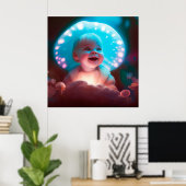 Baby-Smiling-Poster Poster (Heimbüro)