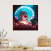 Baby-Smiling-Poster Poster (Küche)