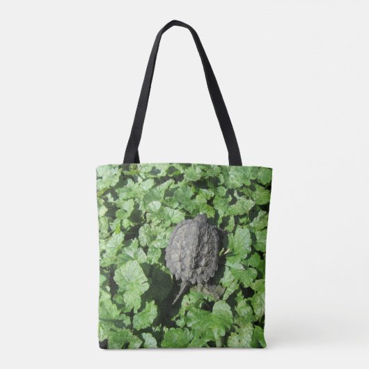 Baby Snapping Turtle Tote Bag Tasche (Rückseite)