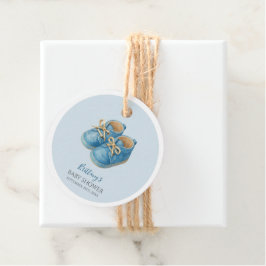 Baby Sneakers Sports Baby Shower  Geschenkanhänger