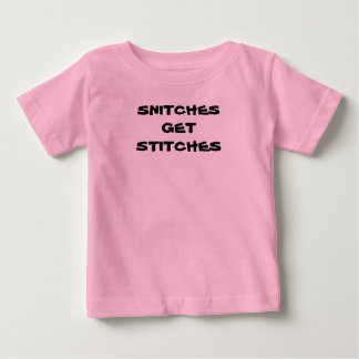 Baby "SNITCHES ERHALTEN STICHE " T-shirt