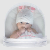 Baby snow globe christmas gift schneekugeln (Rückseite)
