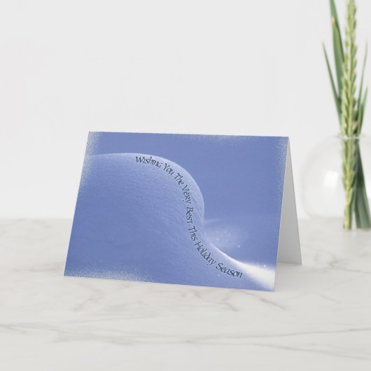 baby snowdrift feiertagskarte (Vorderseite)