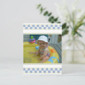 Baby Snower Vielen Dank Postkarten (Stehend Vorderseite)