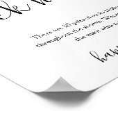 Baby Sock Hunt Baby Showspielzeichen Poster (Ecke)