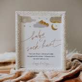 Baby Sock Hunt Game Twinkle Star Baby Duschzeichen Poster