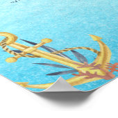 Baby Sock Hunt Niedliches Baby Duschspiel Poster (Ecke)