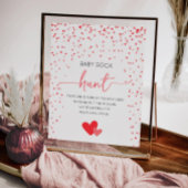 Baby Sock Hunt Sign Baby Shooting Game Poster