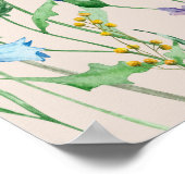 Baby Sock Hunt Wildblume Baby Showspiel Poster (Ecke)