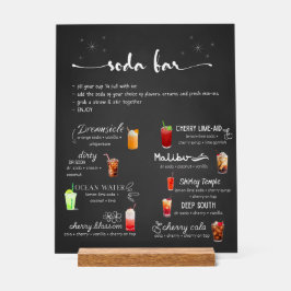 Baby Soda Ready to POP Soda Bar  Acrylschild