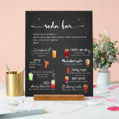 Baby Soda Ready to POP Soda Bar Acrylschild (Hochzeit)