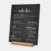 Baby Soda Ready to POP Soda Bar  Acrylschild (Winkel)