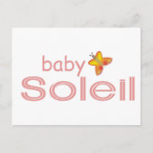 Baby Soleil Postkarte (Vorderseite)