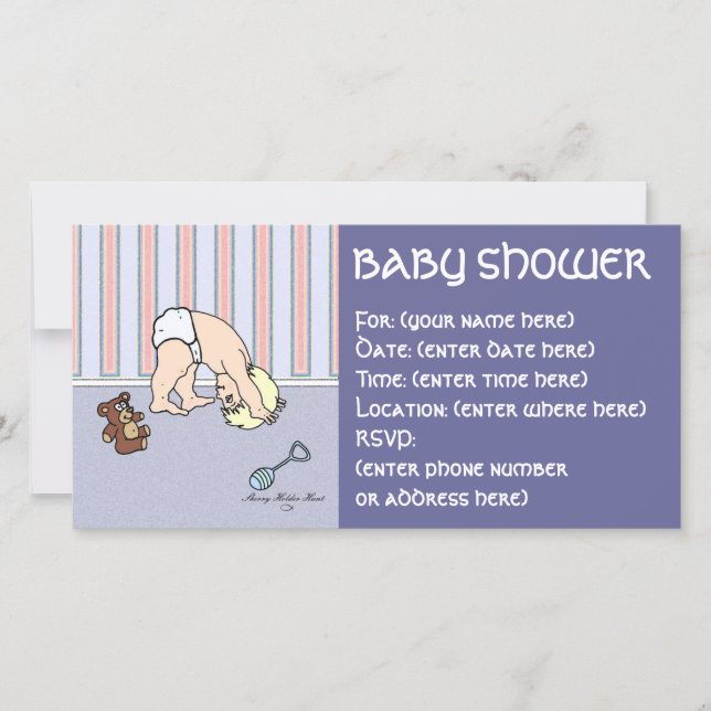 Baby Somersault Baby Shower (Vorderseite)