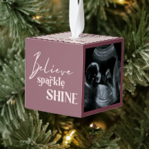 Baby Sonogram glaubt Sparkle Shine 3 Foto