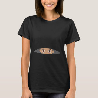 Baby-Spähen [MED-Haut/Brown-Augen] T-Shirt