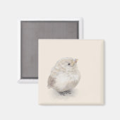 Baby Sparrow Digital Watercolor Magnet (Vorderseite/Rückseite)