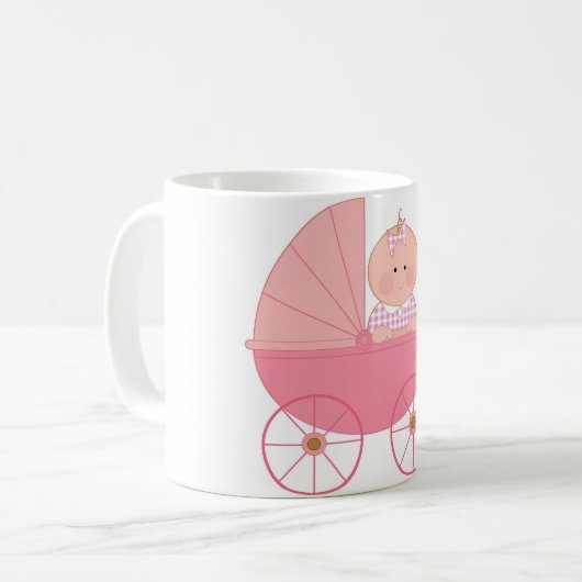 Baby-Spaziergänger Kaffeetasse (Vorderseite Links)