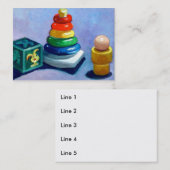 BABY SPIELT VISITENKARTE (Vorne/Hinten)