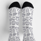 Baby-Spielzeug-Muster Socken (Oben)