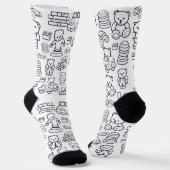 Baby-Spielzeug-Muster Socken (Gewinkelt)