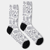 Baby-Spielzeug-Muster Socken (Rechts)