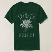 Baby Spinach Bio Spinat und Kale Vegetarian V T-Shirt (Design vorne)