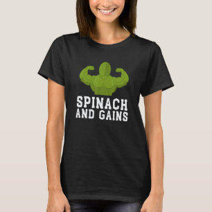 Baby-Spinat Bio-Spinat und Grünkohl Vegetarisch V T-Shirt