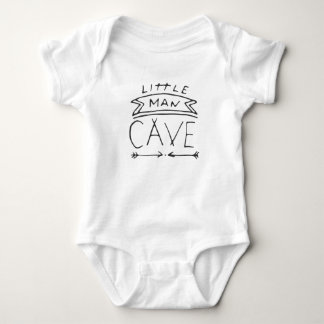 Baby Sprichwort 'Little Man Cave' 10 Baby Jersey B Strampler