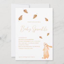 BABY SPRINKLE AUTUMN MODERNE MINIMAL BABY SHOWER | EINLADUNG