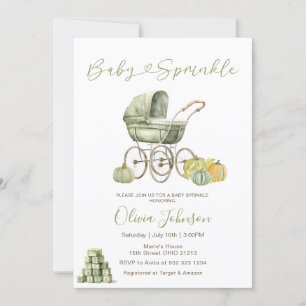Baby Sprinkle Baby Dusche Einladung